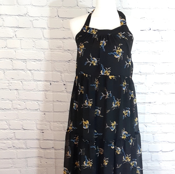 NWT  Who What Wear tiered halter dress maxi - Picture 7 of 8